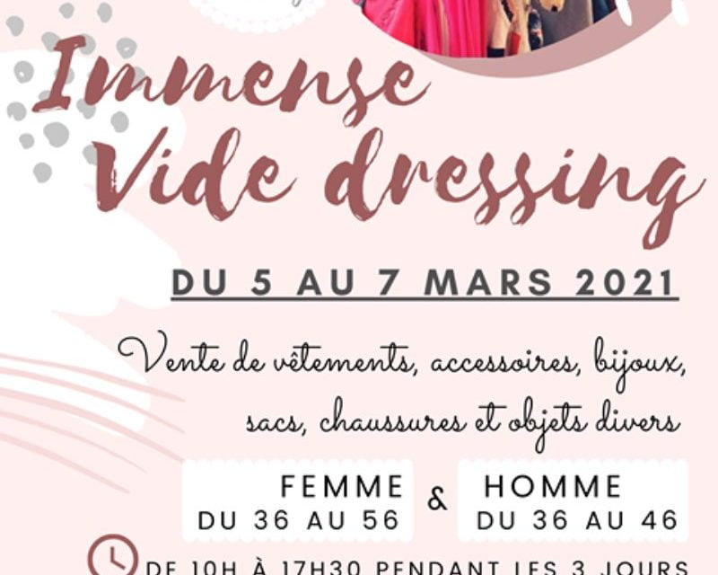 Un vide dressing géant du 5 au 7 mars à Niort