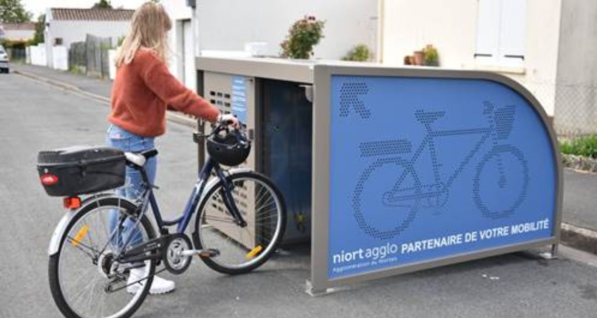 Des abris-vélos sécurisés installés à Niort et ses alentours