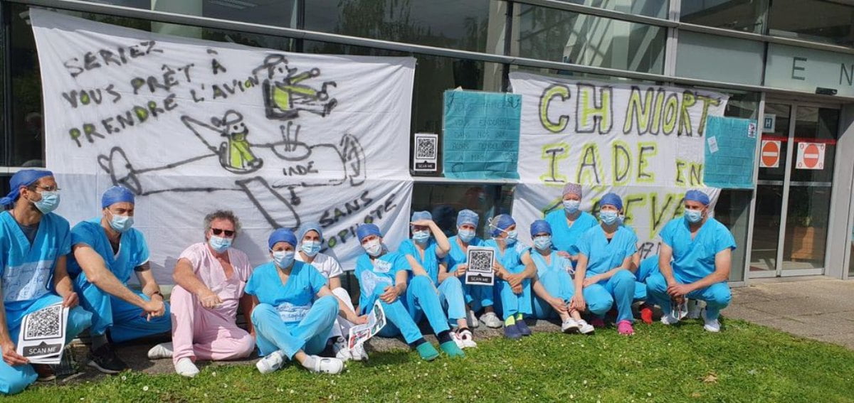 Pourquoi les infirmiers anesthésites ont-ils fait grève à Niort