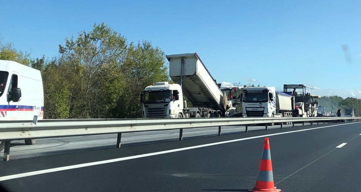 Des travaux en cours sur l’A 83 près de La Crèche