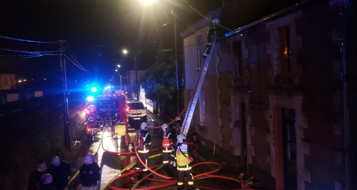 Un squat en feu à Thouars