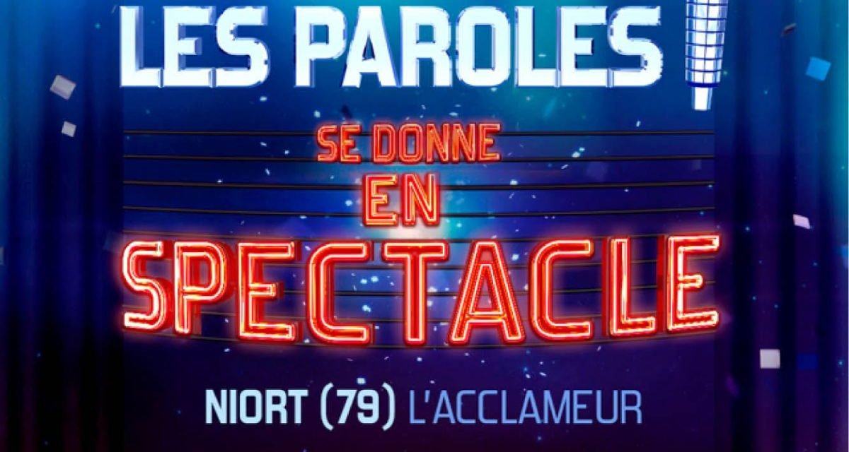 N’Oubliez Pas Les Paroles en spectacle à Niort le 22 avril