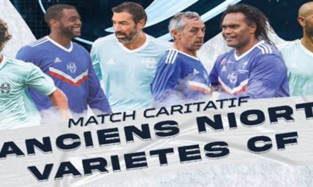 Un match de gala avec le Variété Club de france à Niort le 30 mars