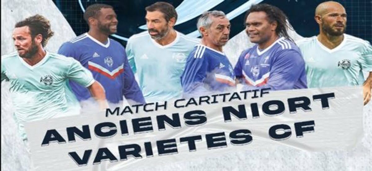 Un match de gala avec le Variété Club de france à Niort le 30 mars