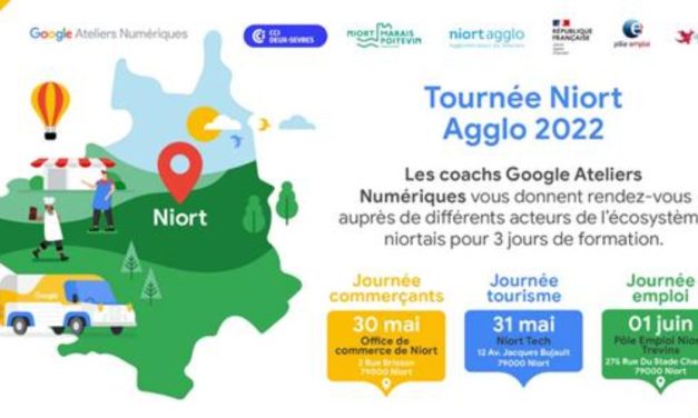 Google va animer des ateliers numériques à Niort et Chauray pendant trois jours