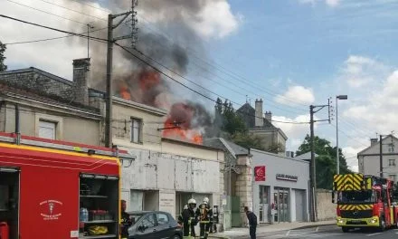 Un incendie avenue de Limoges : la circulation interrompue