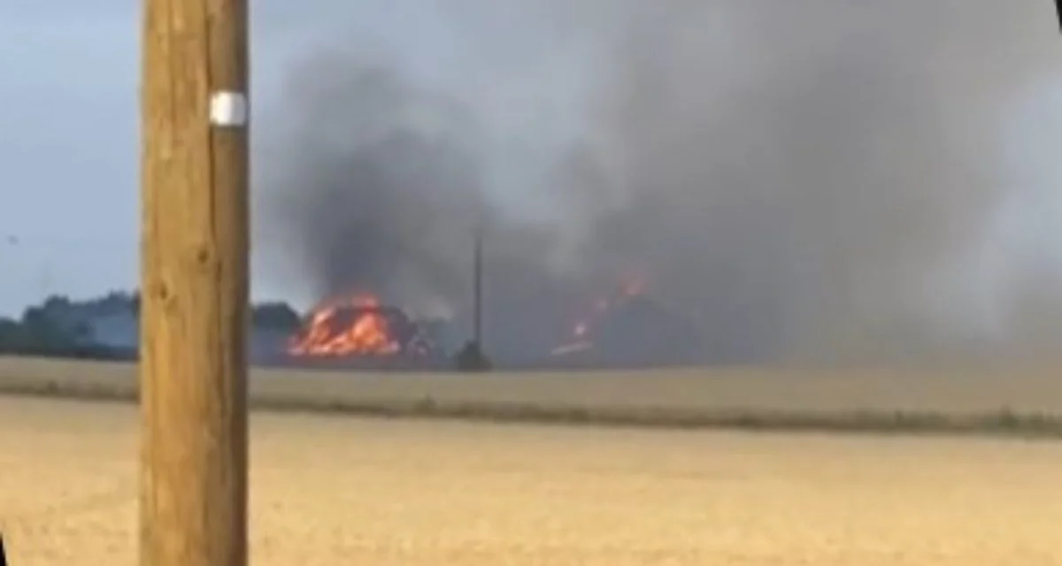 Un feu de bâtiment agricole mobilise les pompiers à Prahecq