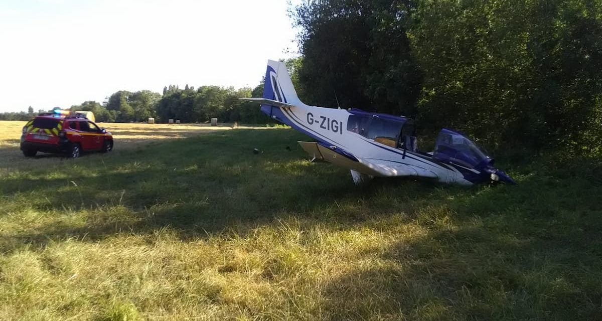Niort : un atterrissage d’urgence dans un champ de blé