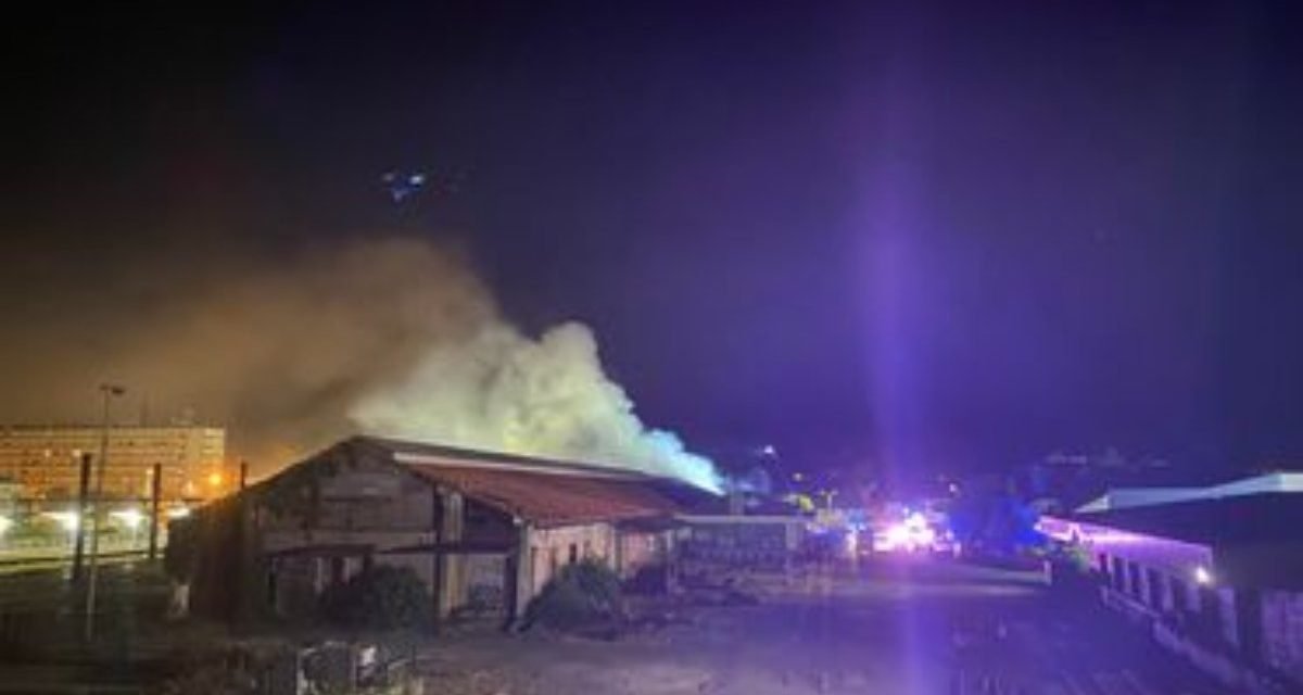 Un incendie près de la gare de Niort au coeur de la nuit