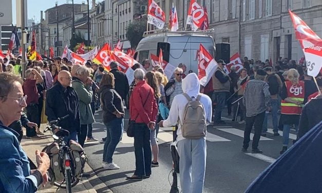 Plusieurs centaines de manifestants dans les rues de Niort