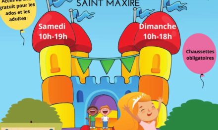 Un week-end structures gonflables à Saint-Maxire