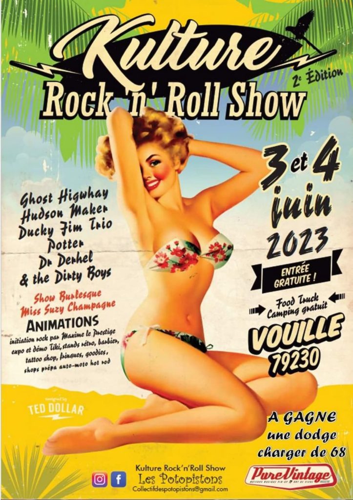 affiche Kulture rock'n roll Show 2ème édition