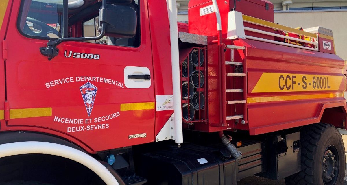 Les feux de champs mobilisent toujours les pompiers dans les Deux-Sèvres