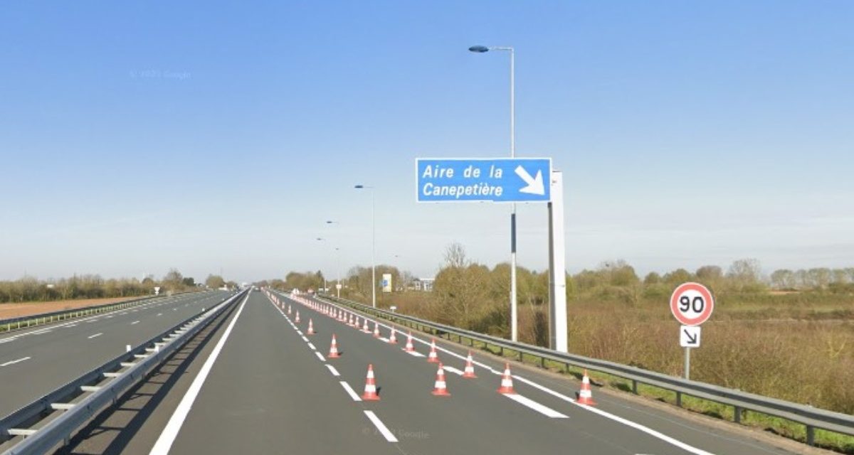 Près de Niort, des aires de repos rebaptisées sur l’A83