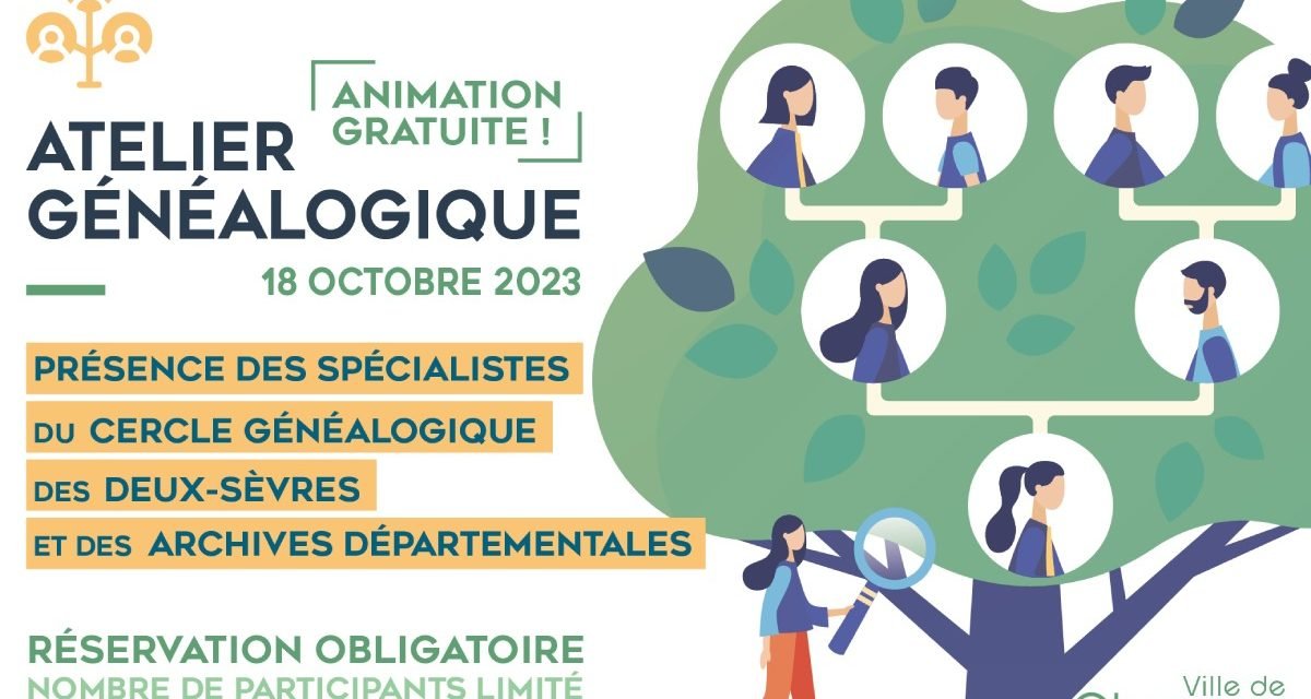 Un atelier généalogique proposé à Chauray