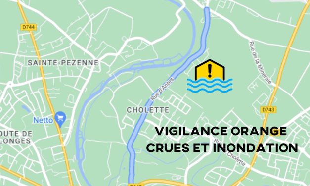 À Niort, le Lambon déborde, rue d’Antes bloquée