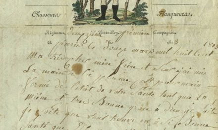 Une lettre d’un Grognard de Napoléon présentée à Niort