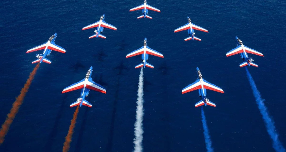 La patrouille de France attendue au relais de la flamme olympique à Saint-Maixent-l’Ecole