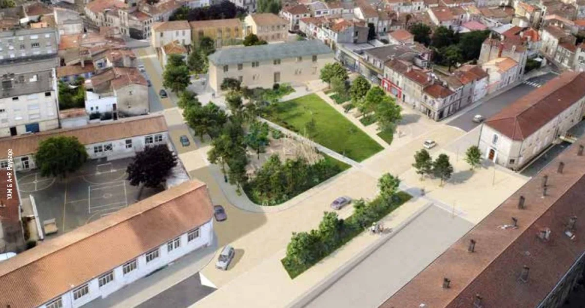 Une « place jardin » créée à Niort