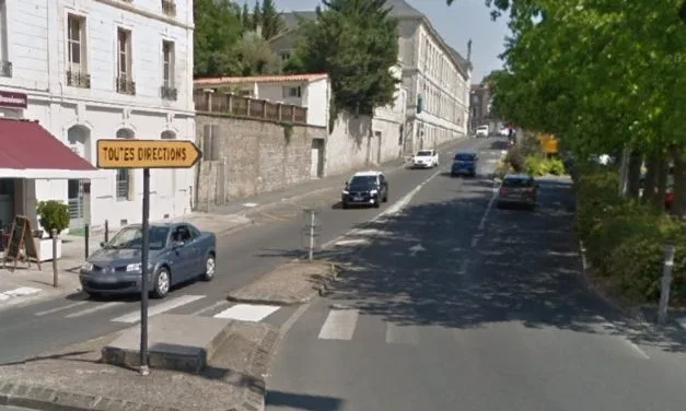 A Niort, une rue interdite à la circulation près de la gare