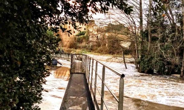 Crues à Niort : un parking et des rues fermées