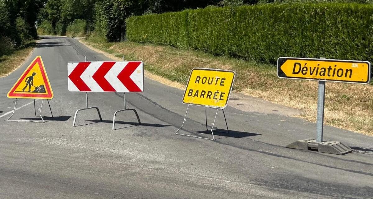 Des travaux sur la route départementale 737 entre Fontivillié et Chef-Boutonne