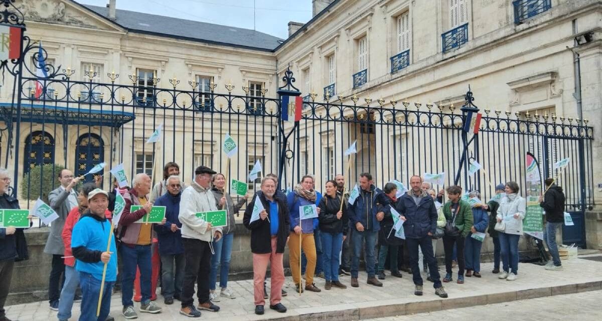 Une délégation d’Agrobio79 reçue en préfecture