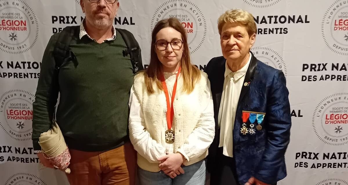 Une apprentie de La Crèche honorée à Paris