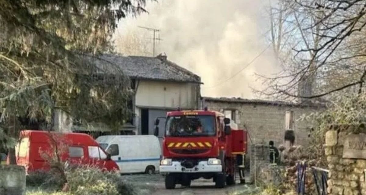 Les flammes ont tout dévasté : une cagnotte en ligne à Mauzé-sur-le-Mignon