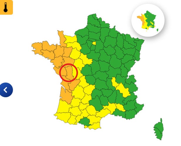 canicule Deux-Sèvres 27 mai 2026
