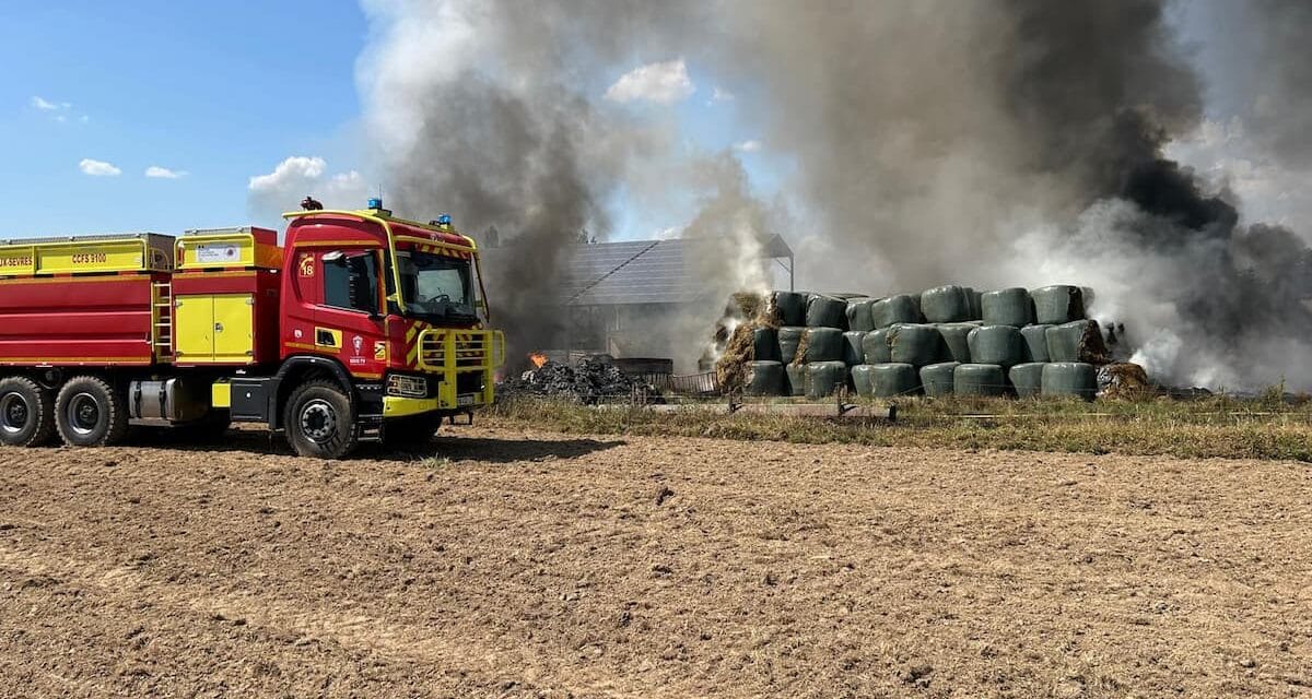 Incendies : les pompiers des Deux-Sèvres mobilisés sur plusieurs fronts