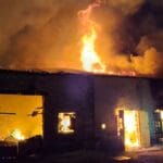 Un feu ravage une grange au sud de Niort